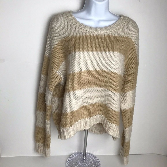 Hiatus Sweaters - Hiatus Crew Neck Striped Sweater